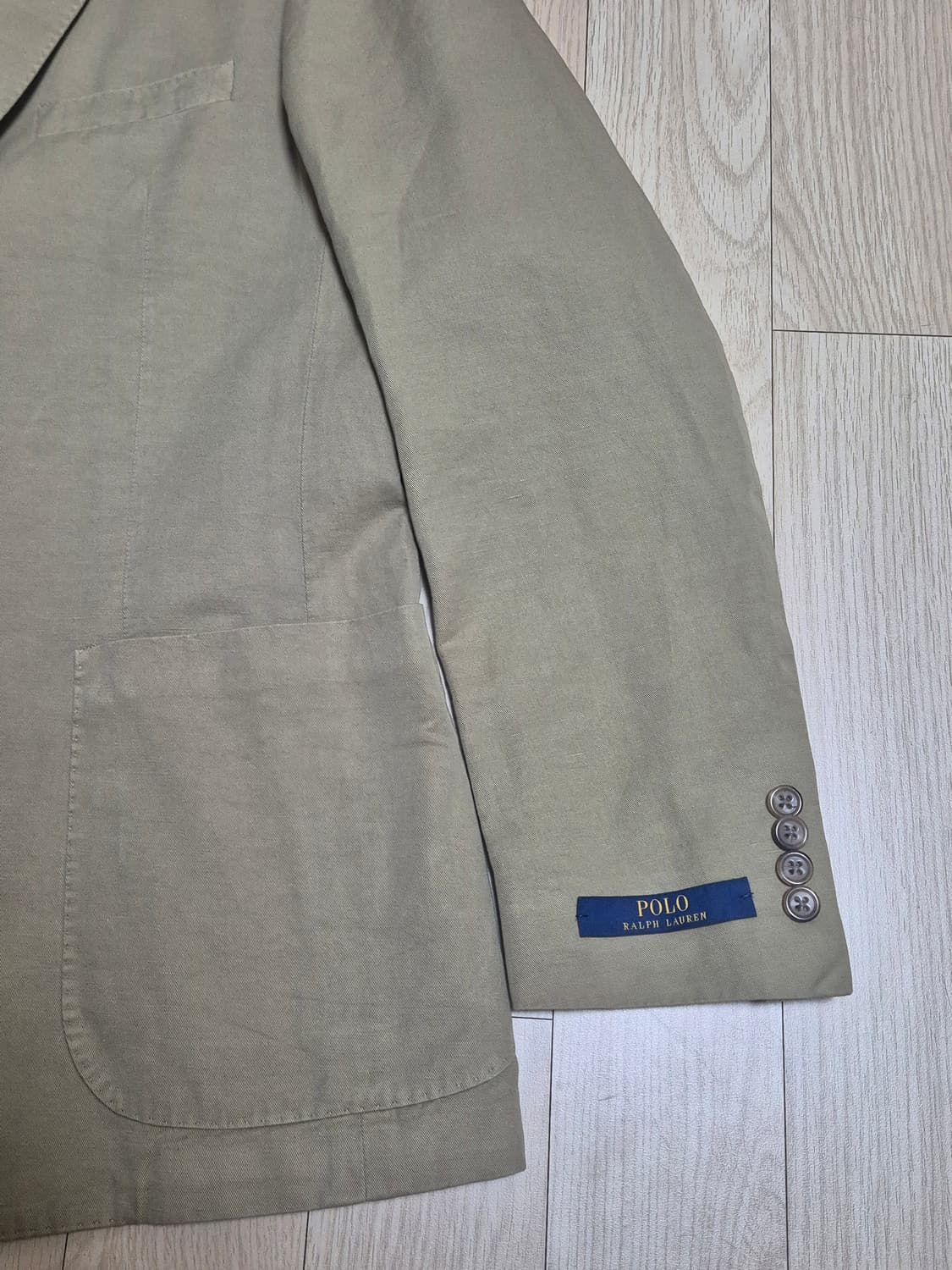 폴로 랄프로렌 베이지 코튼 자켓 상품이미지4