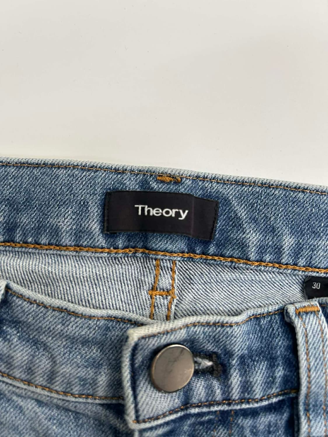 [30] 띠어리 24ss 신형 연청 스트레이트 데님 팬츠 상품이미지4