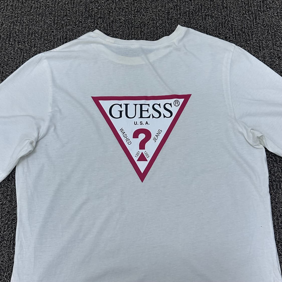 GUESS 게스 반팔티셔츠 화이트 95(M) 상품이미지6