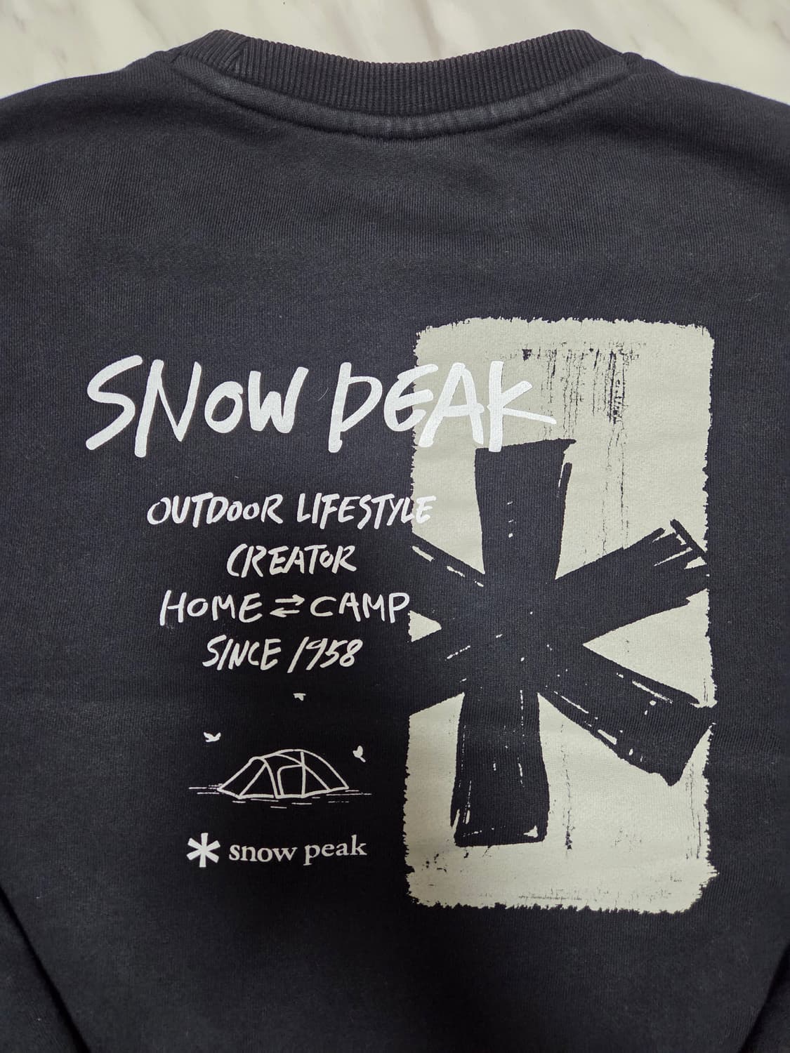 스노우피크 아스타리스크 공용 맨투맨 상품이미지10