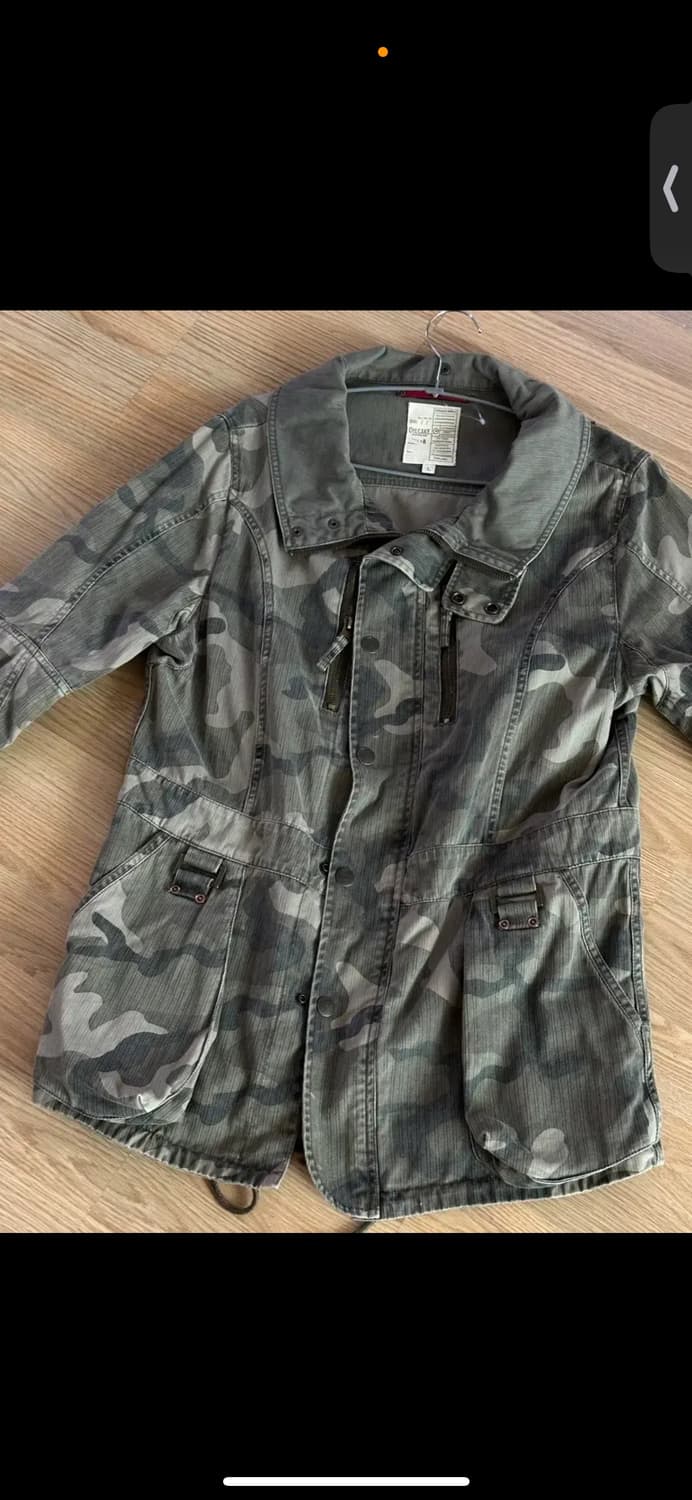 오일케이크 카모 빈티지 밀리터리 자켓 y2k 상품이미지1