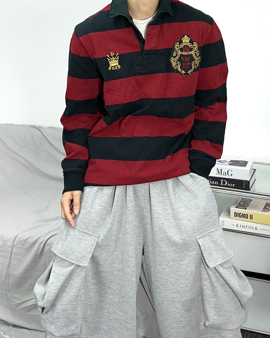 폴로 랄프로렌 엠브로이드 자수 럭비 pk M 상품이미지2