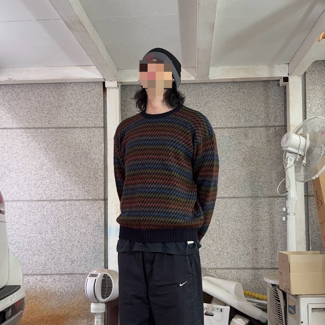 폴 스튜어트 PER 자카드 패턴 울 니트 상품이미지3