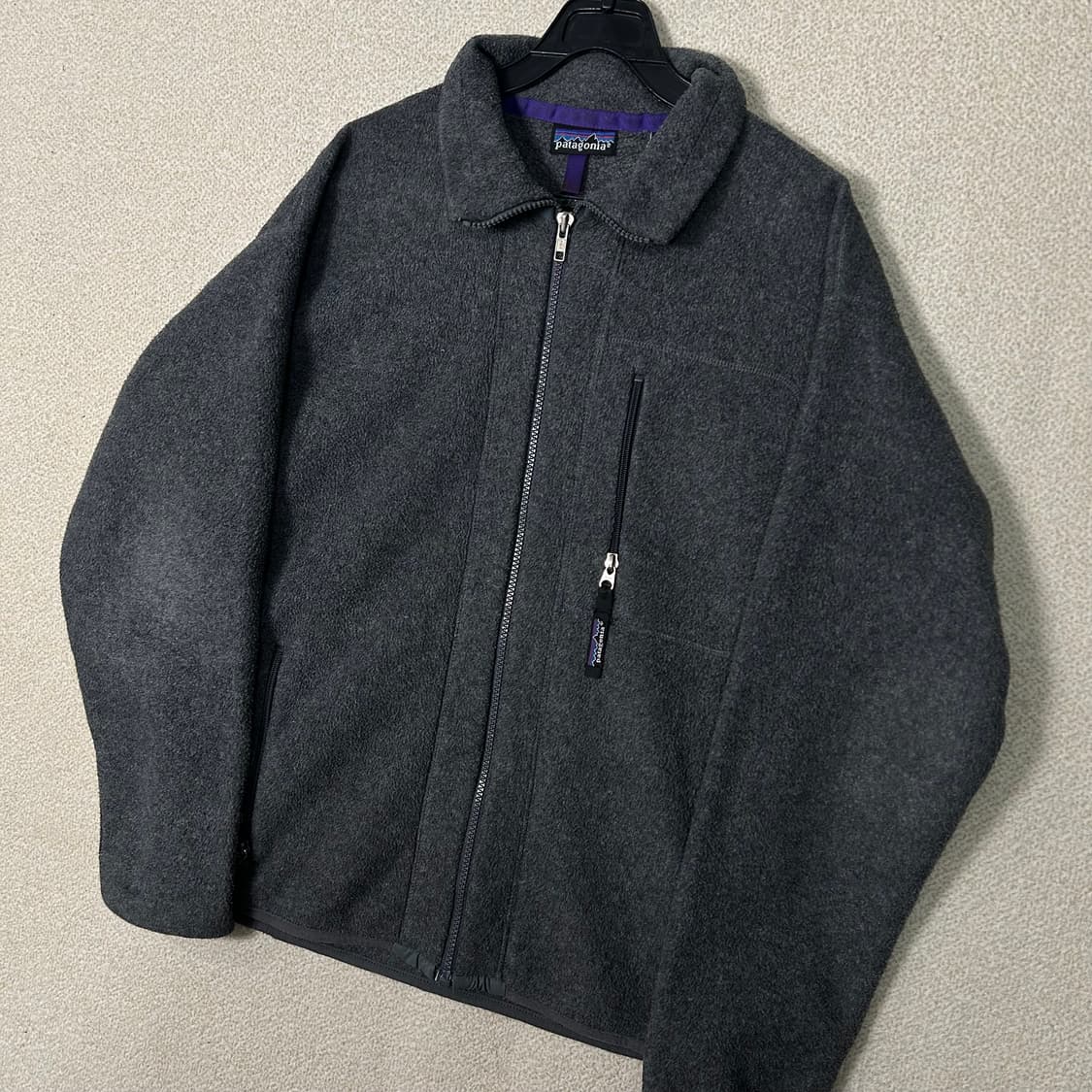 (S) 90s 파타고니아 회색 플리스 집업 상품이미지2