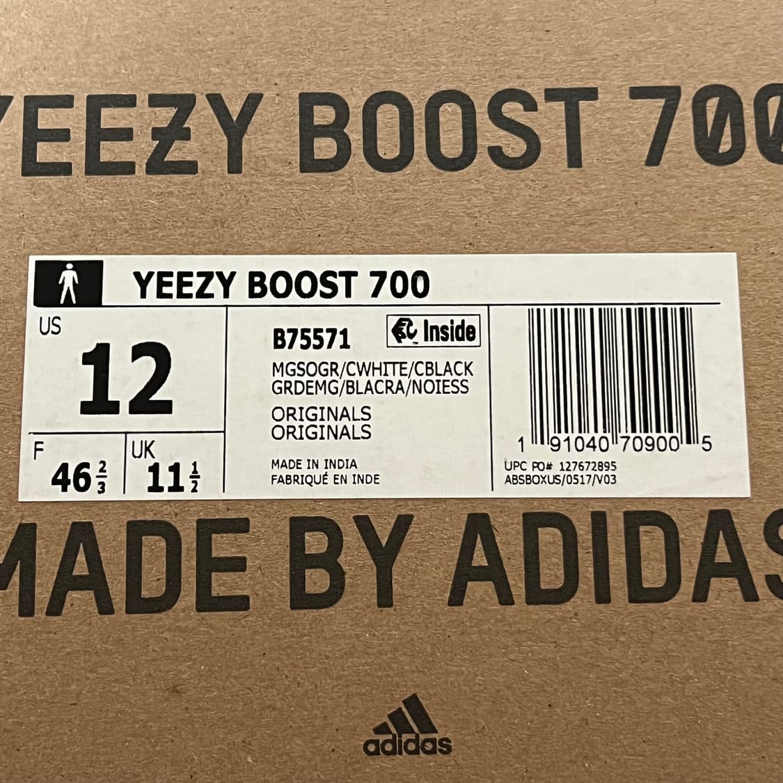 [300] 아디다스 이지 부스트 700 웨이브 러너 솔리드 그레이 상품이미지10