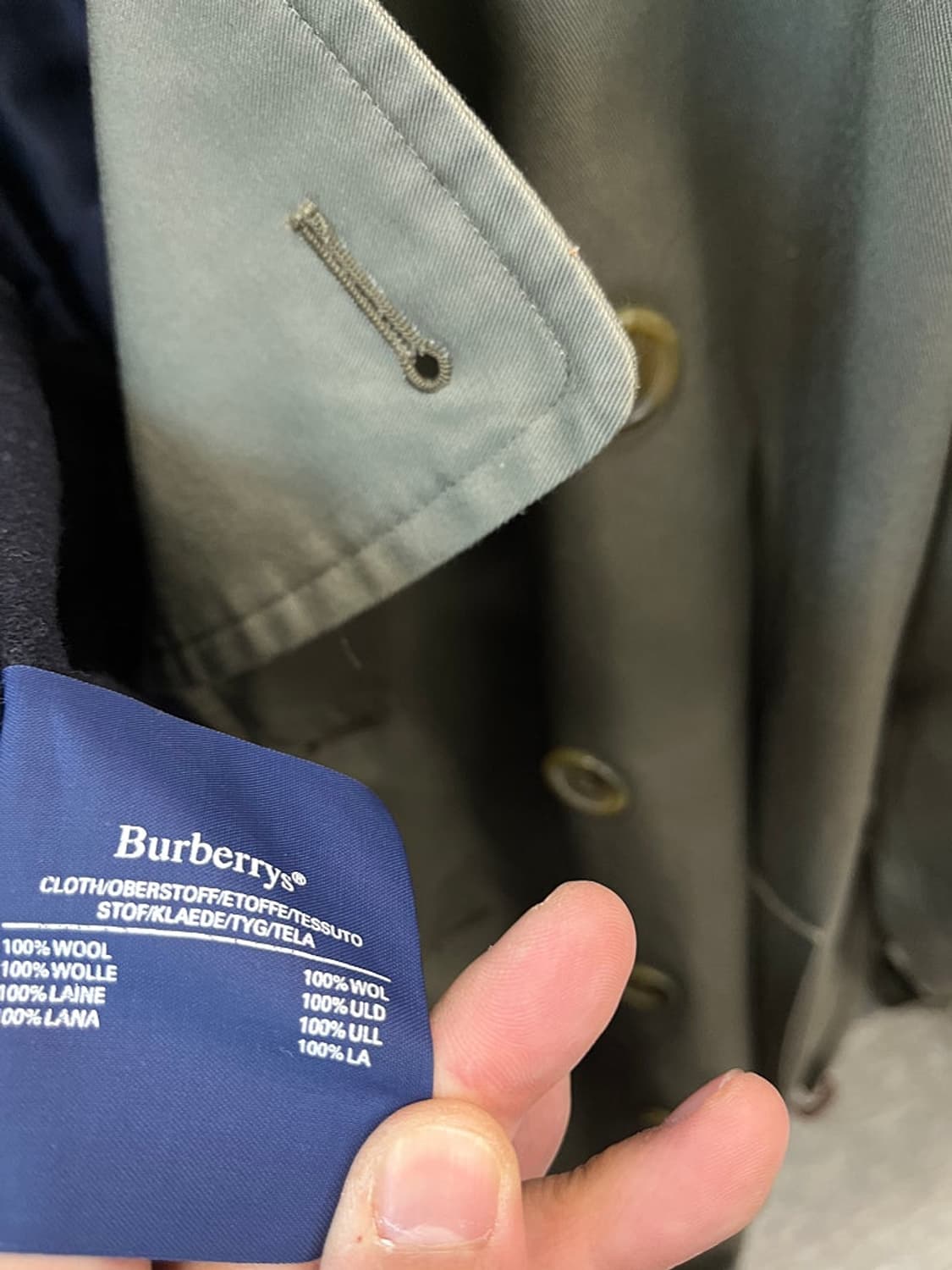 95-100) 버버리 원패널 트렌치코트 상품이미지10