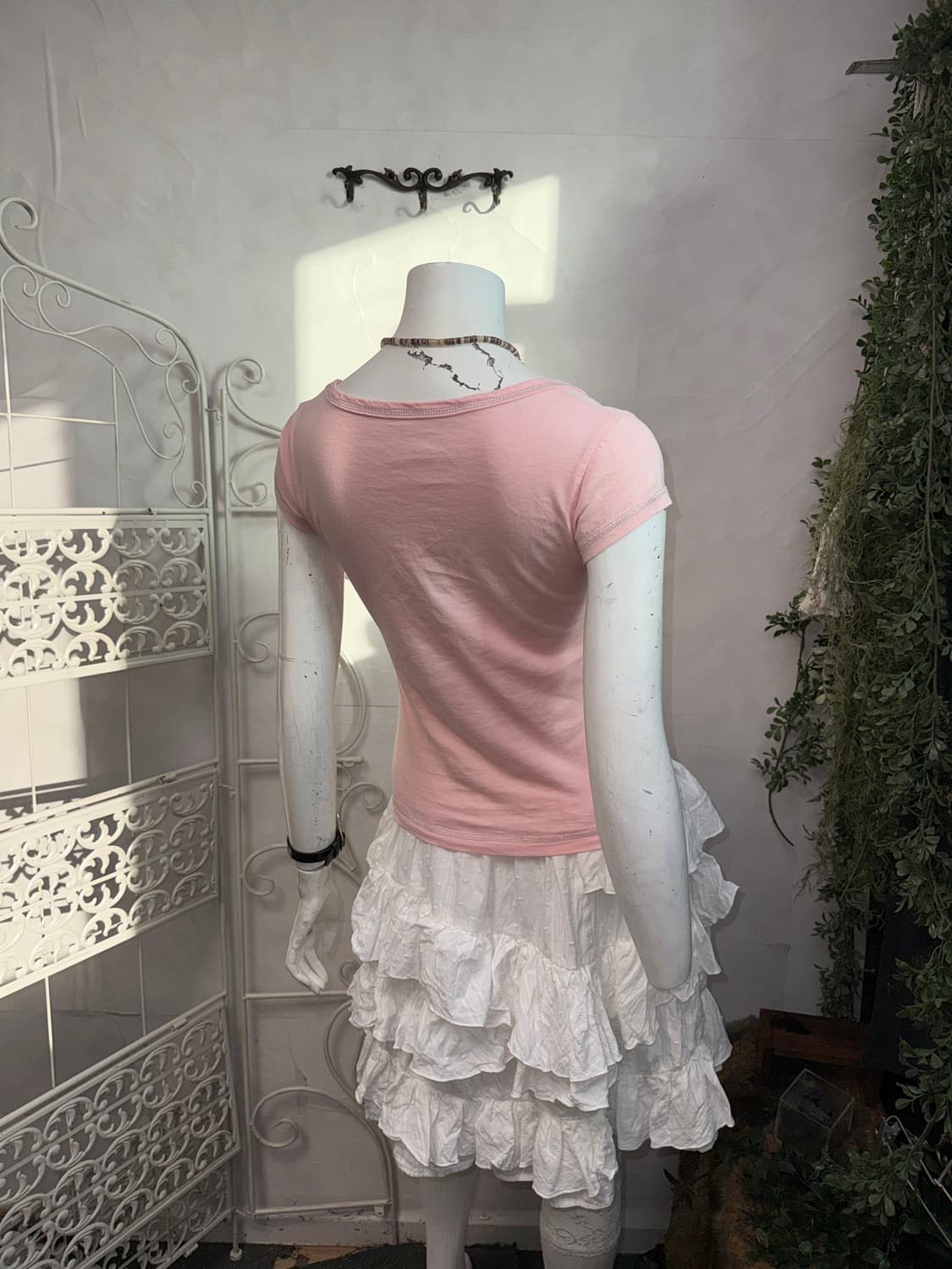 Von Dutch baby pink logo half t  상품이미지5