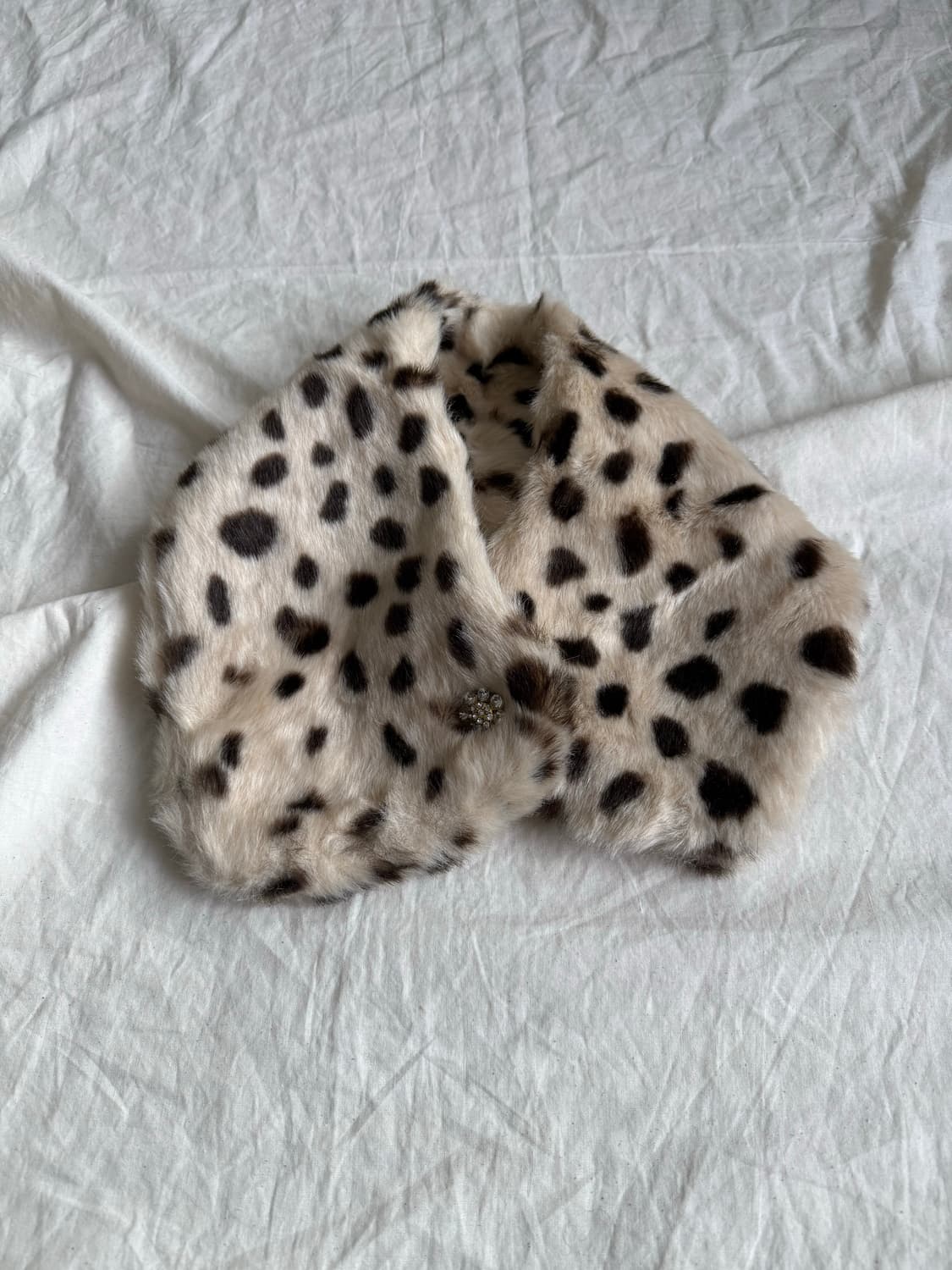 라떼갸루 호피 퍼 카라  상품이미지1