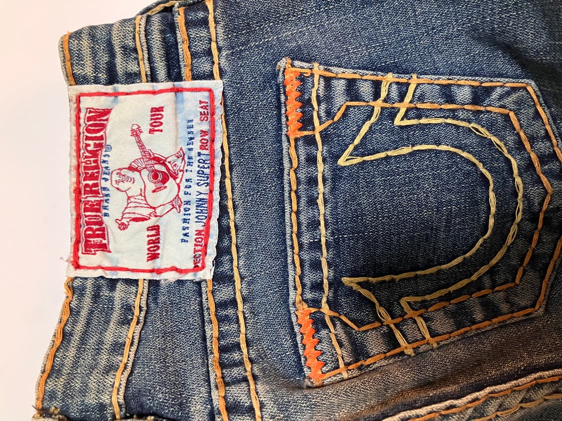 Johnny super T 조니 수퍼티 다크워시 부츠컷 트루릴리젼 상품이미지5