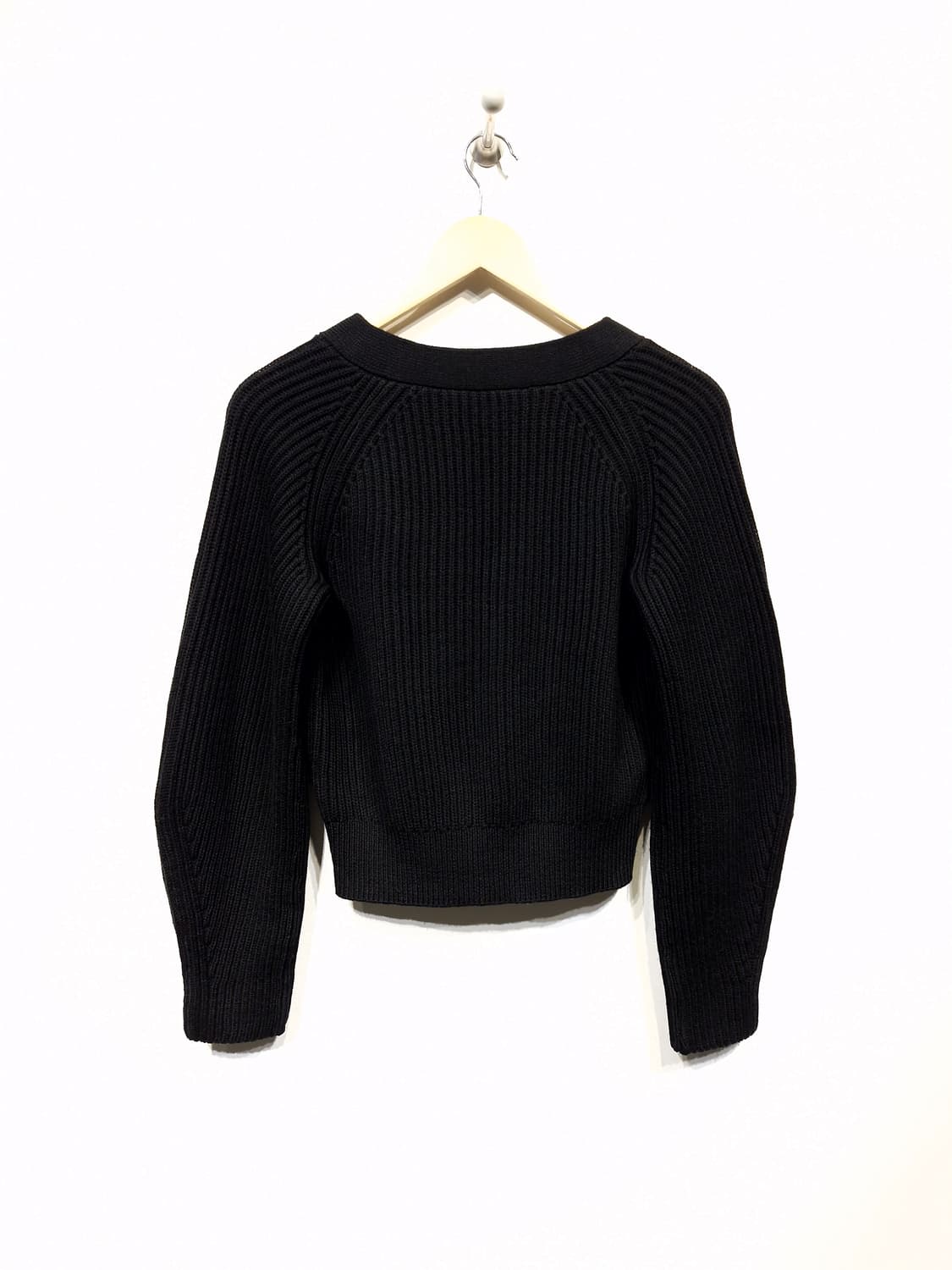 Theory 띠어리 메리노울 골지 크롭 가디건 상품이미지2