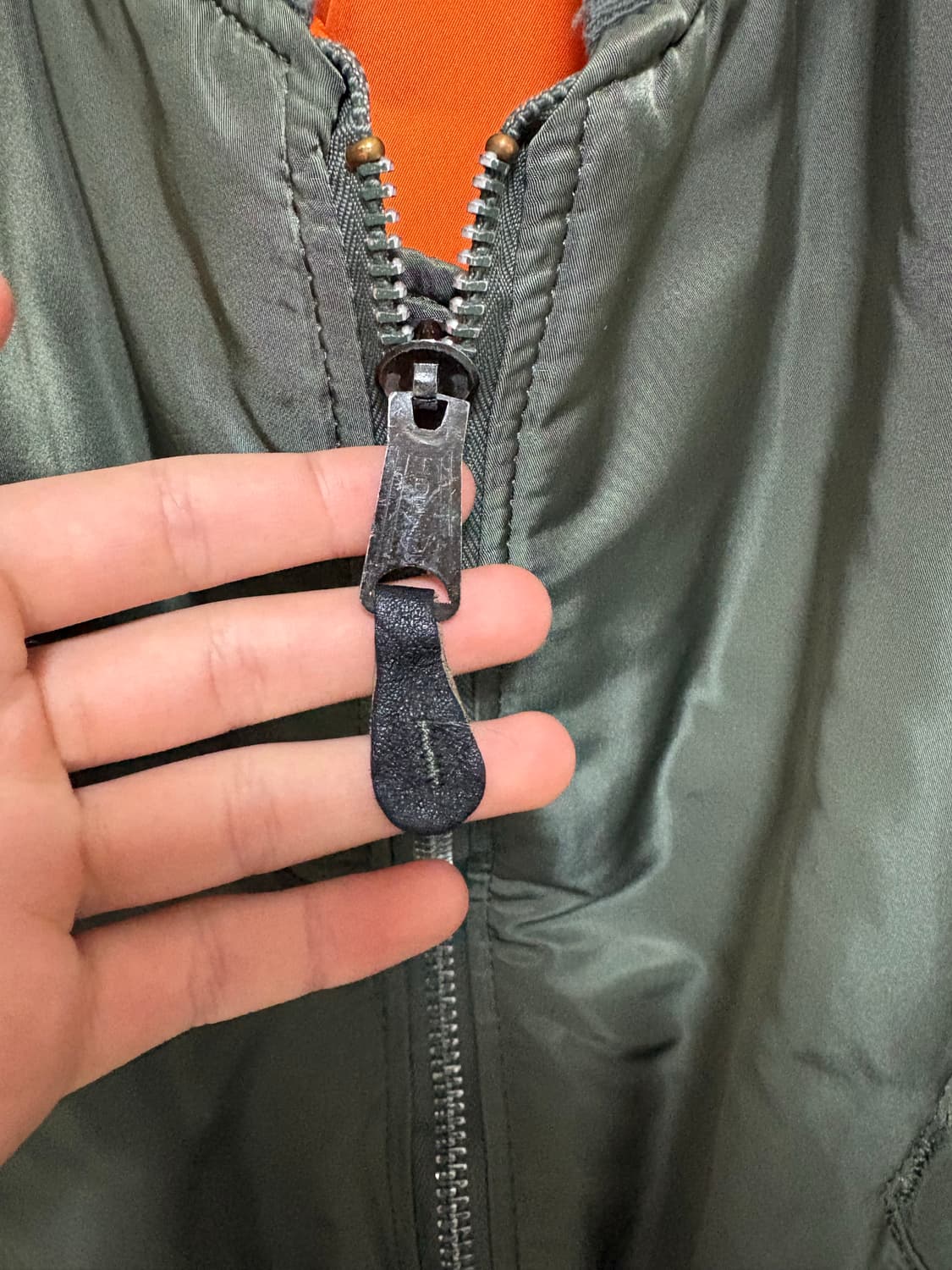 90s Alpha Industries ma-1 usa (L) 상품이미지3