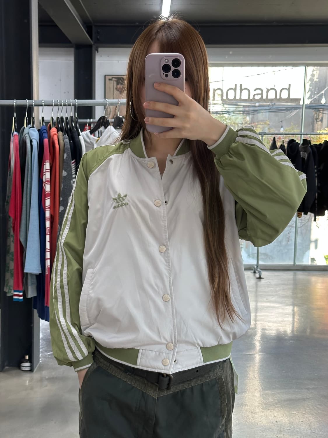 아디다스 빅로고 트랙 블루종자켓 상품이미지2