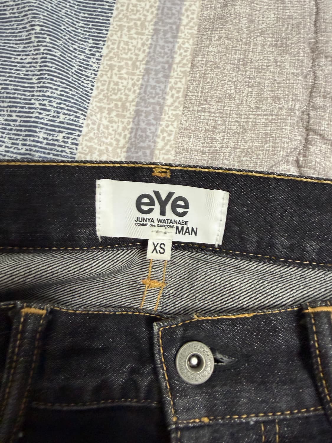 준야 와타나베 아이 패치워크 데님 판매합니다. (XS) 상품이미지3