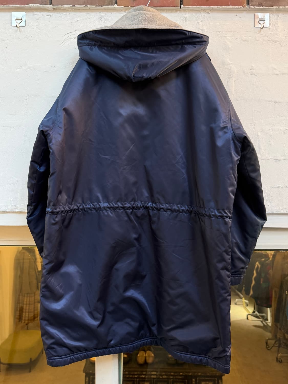 Champion 빅로고 코치 코트 돕바 네이비 L 상품이미지10