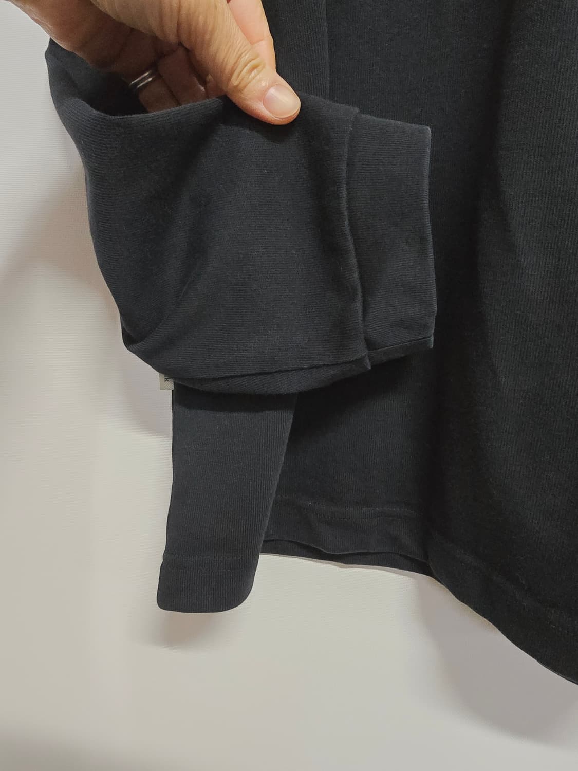 스노우피크 포켓 블랙 긴팔 티셔츠110 상품이미지5