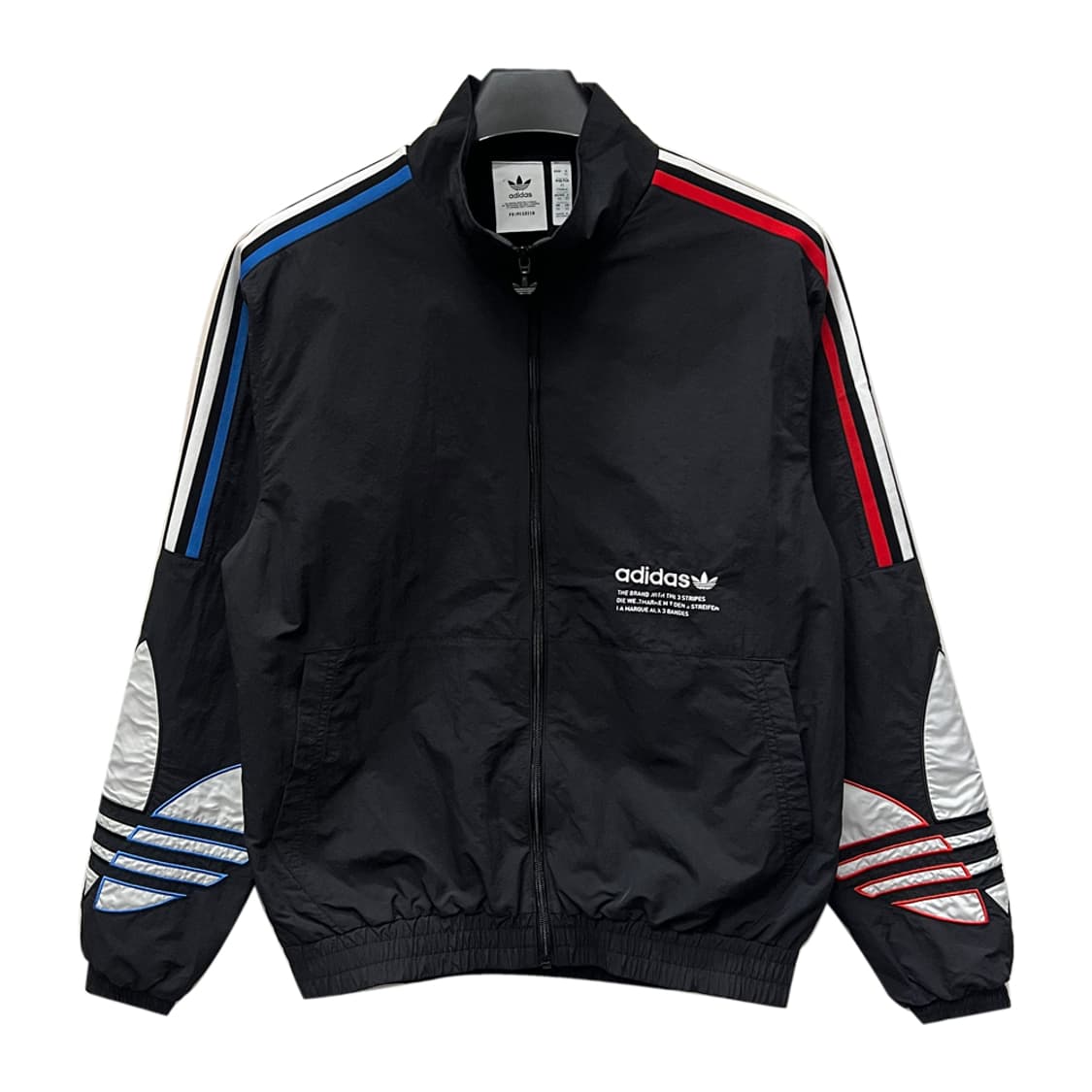 아디다스 트라이컬러 바람막이 트랙탑 XS 상품이미지1
