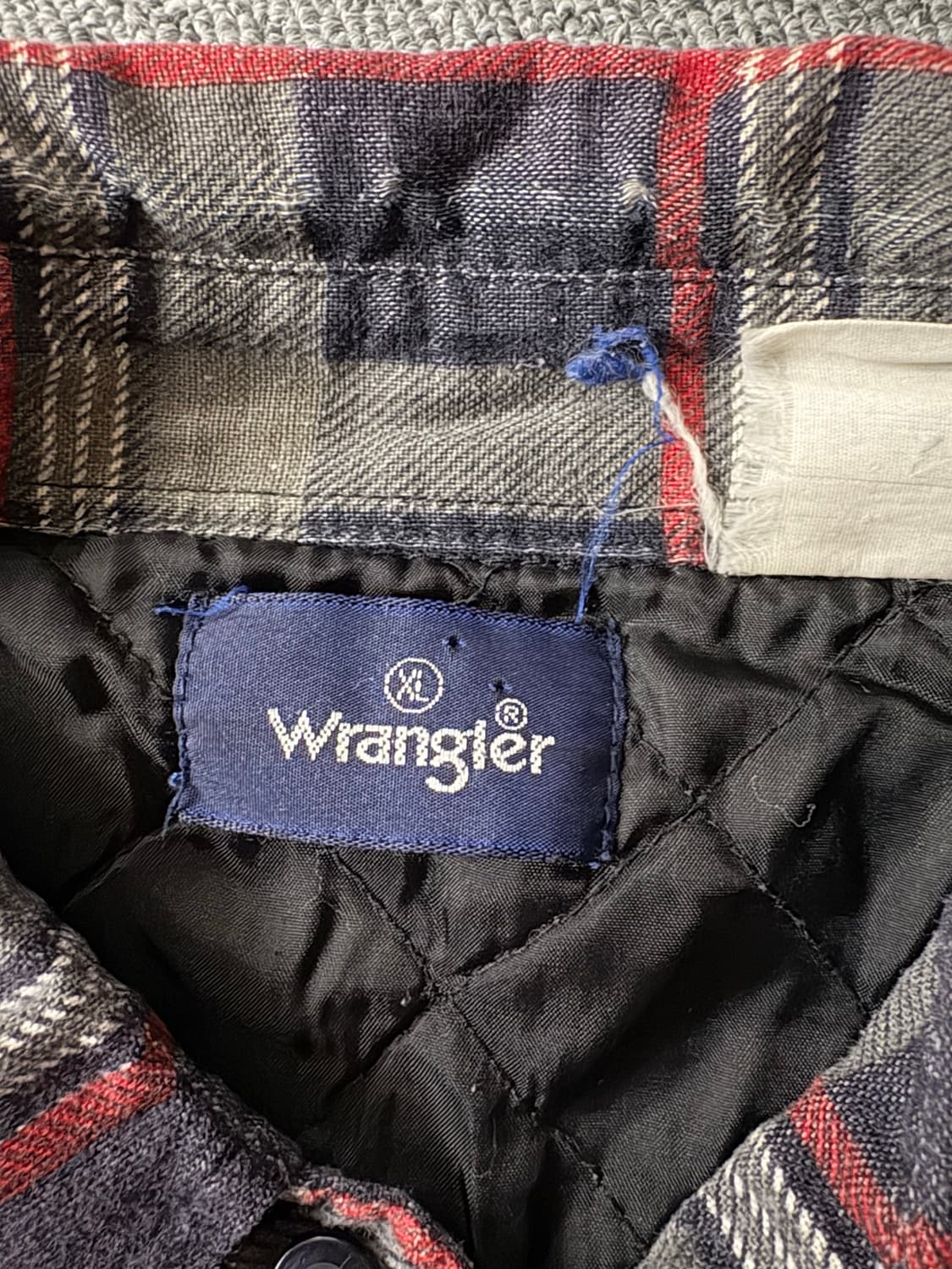 XL) 랭글런 플란넬셔츠자켓 상품이미지3