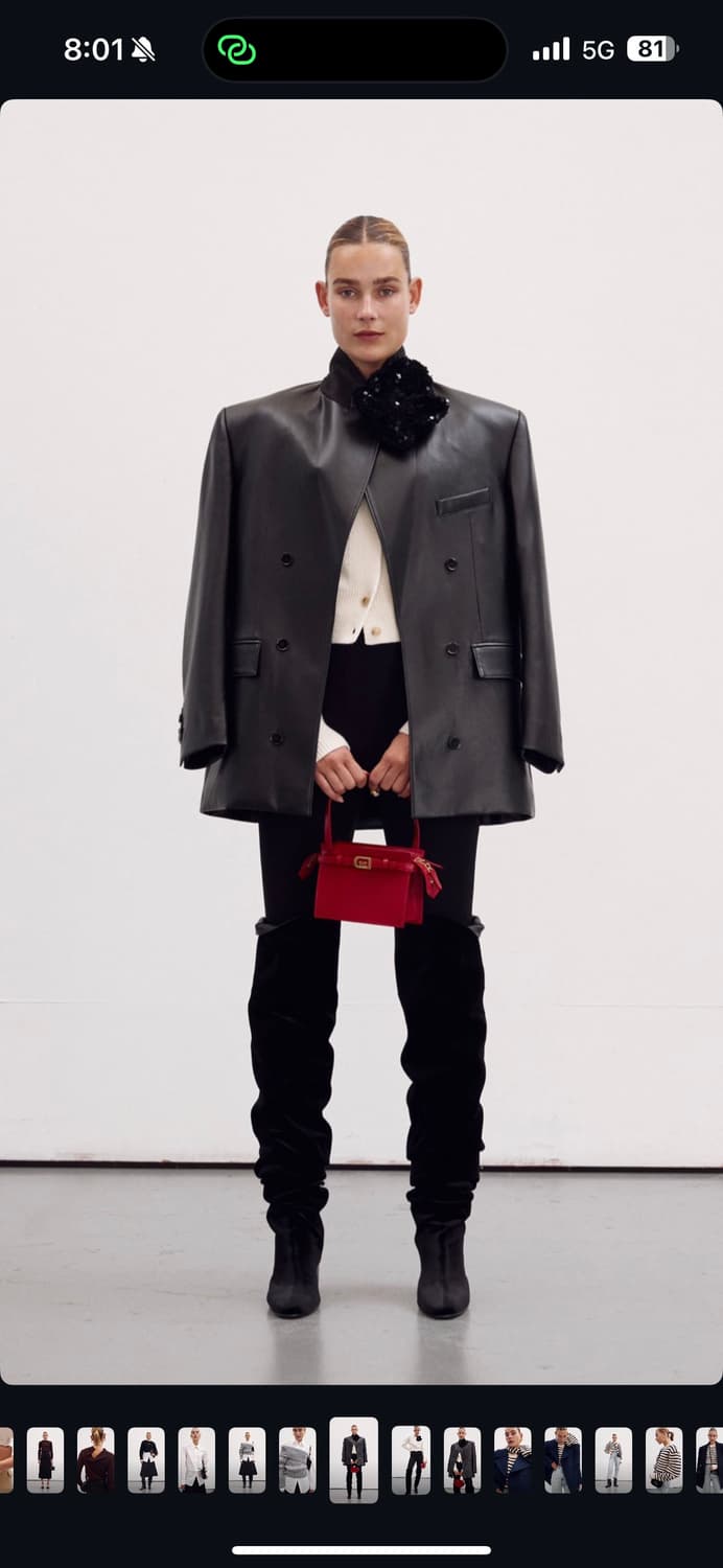 렉토 빅터 레더 블레이저 (L) 상품이미지1