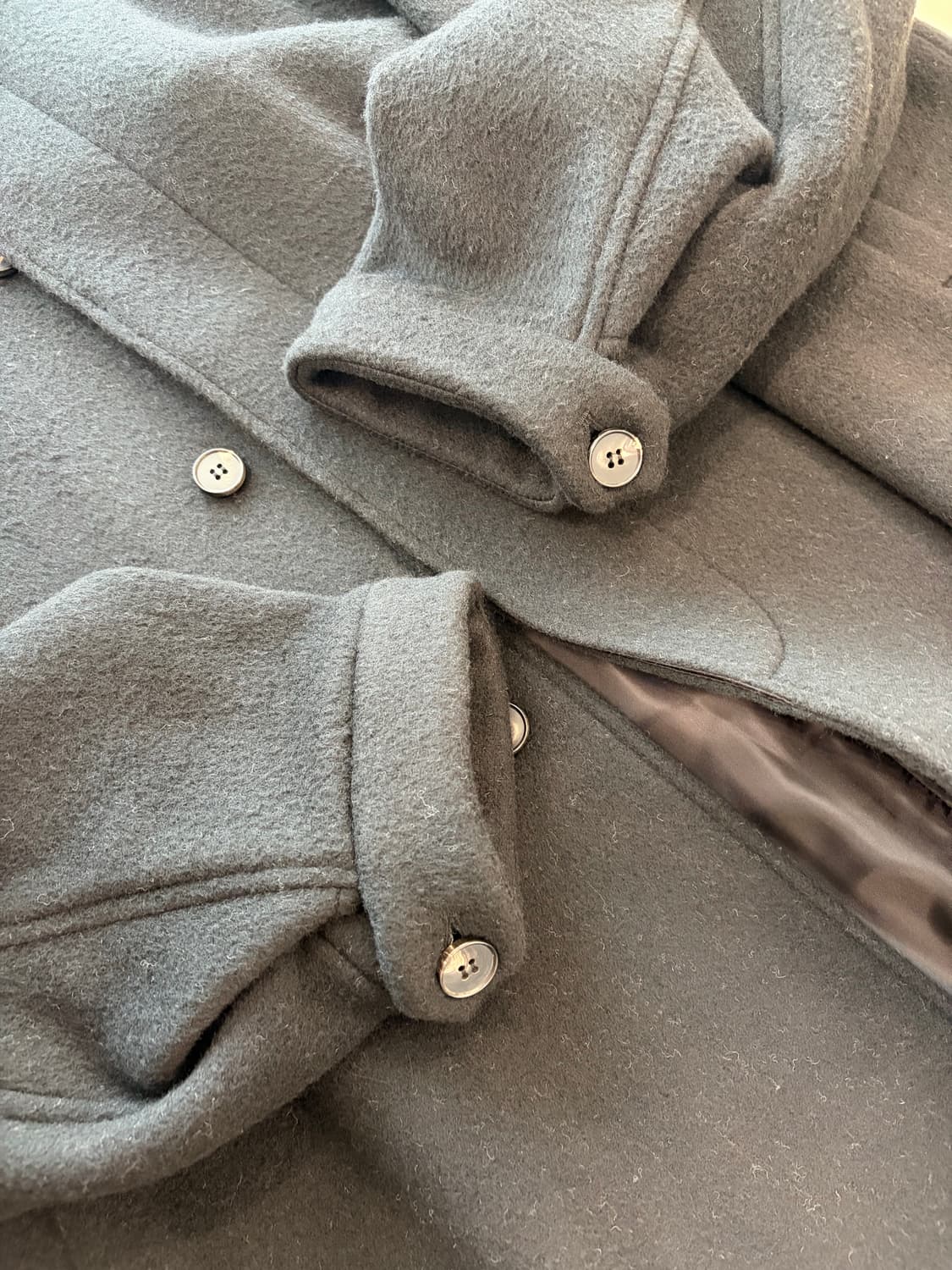 어데케이드 서스테인 서플라이 울 코트 블랙 2(105) 상품이미지3