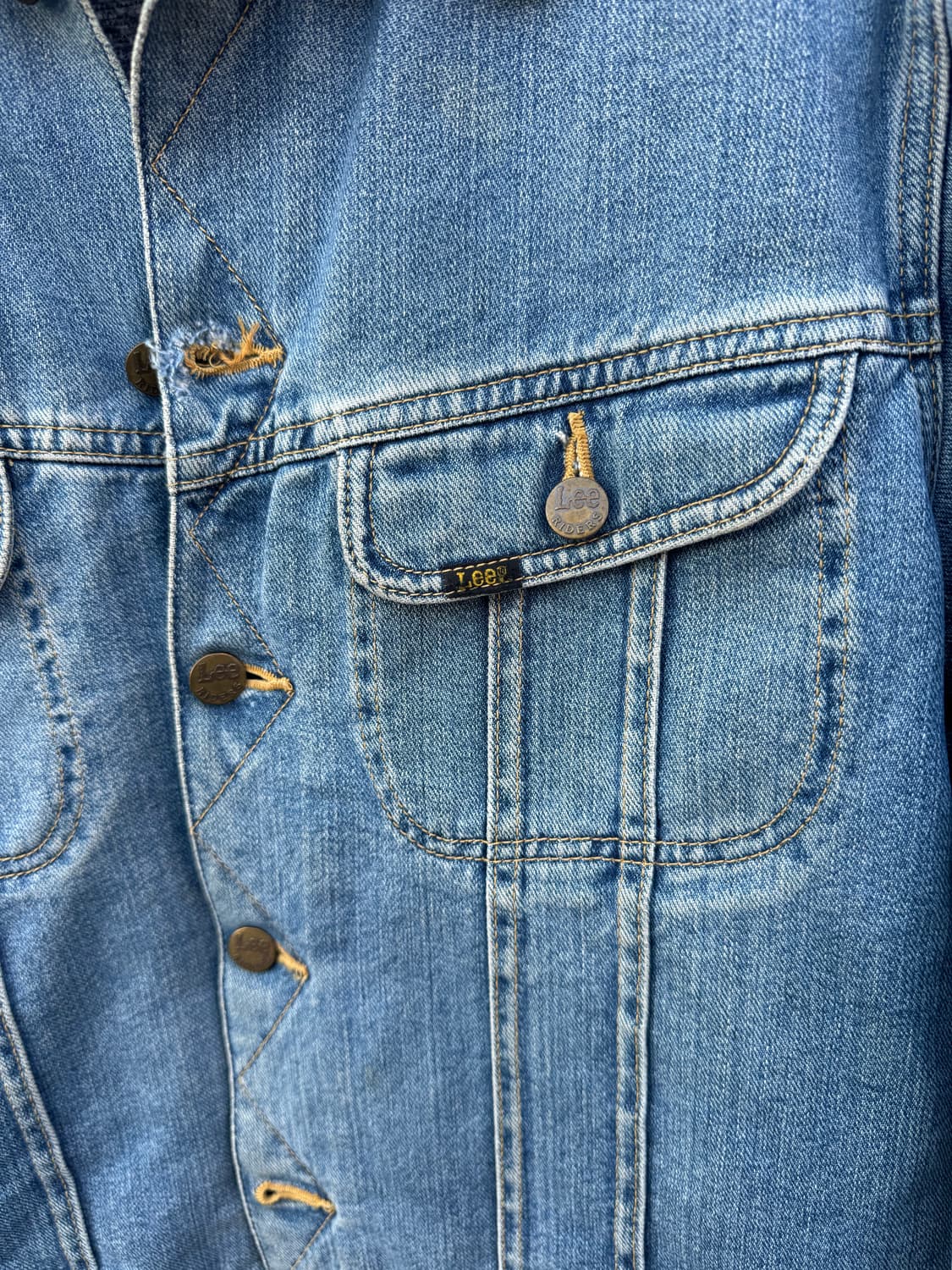 Lee japan 60s 101j 스톰라이더 복각 데님 트러커 자켓 상품이미지5