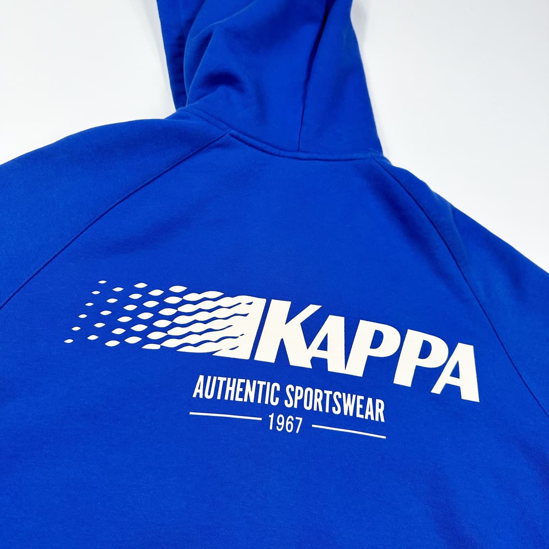 카파 어센틱 블루 백로고 헤비 후드집업 (실측 XL) 상품이미지4