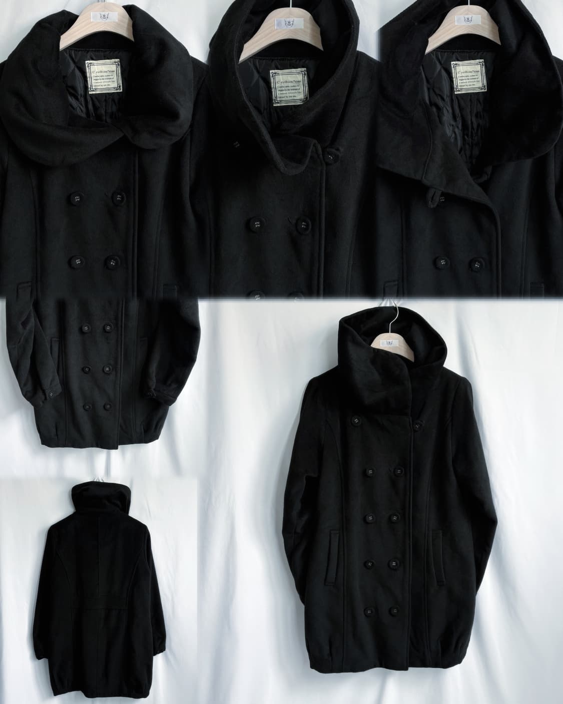 Tulip lined high-neck wool button coat 상품이미지9