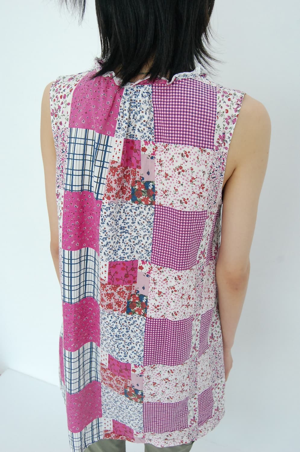 Chilmie patchwork Sleeveless 상품이미지4