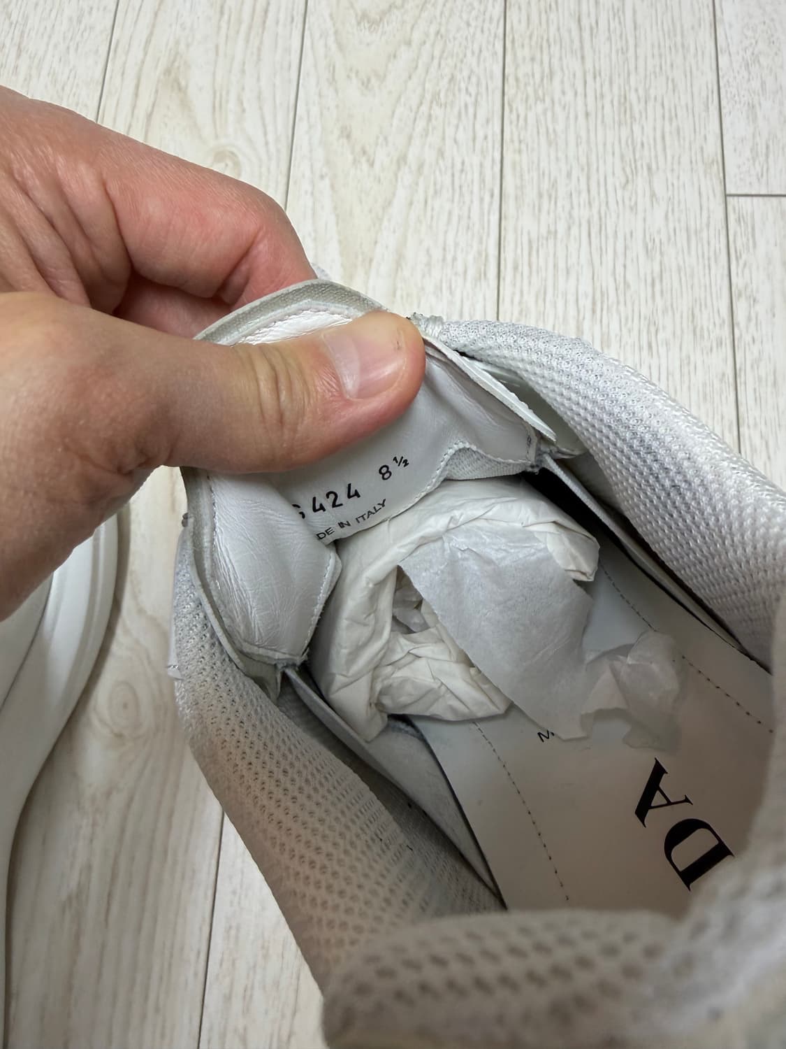 프라다. 바이크패브릭 스웨이드 엘리먼츠 UK8.5(275) 상품이미지7