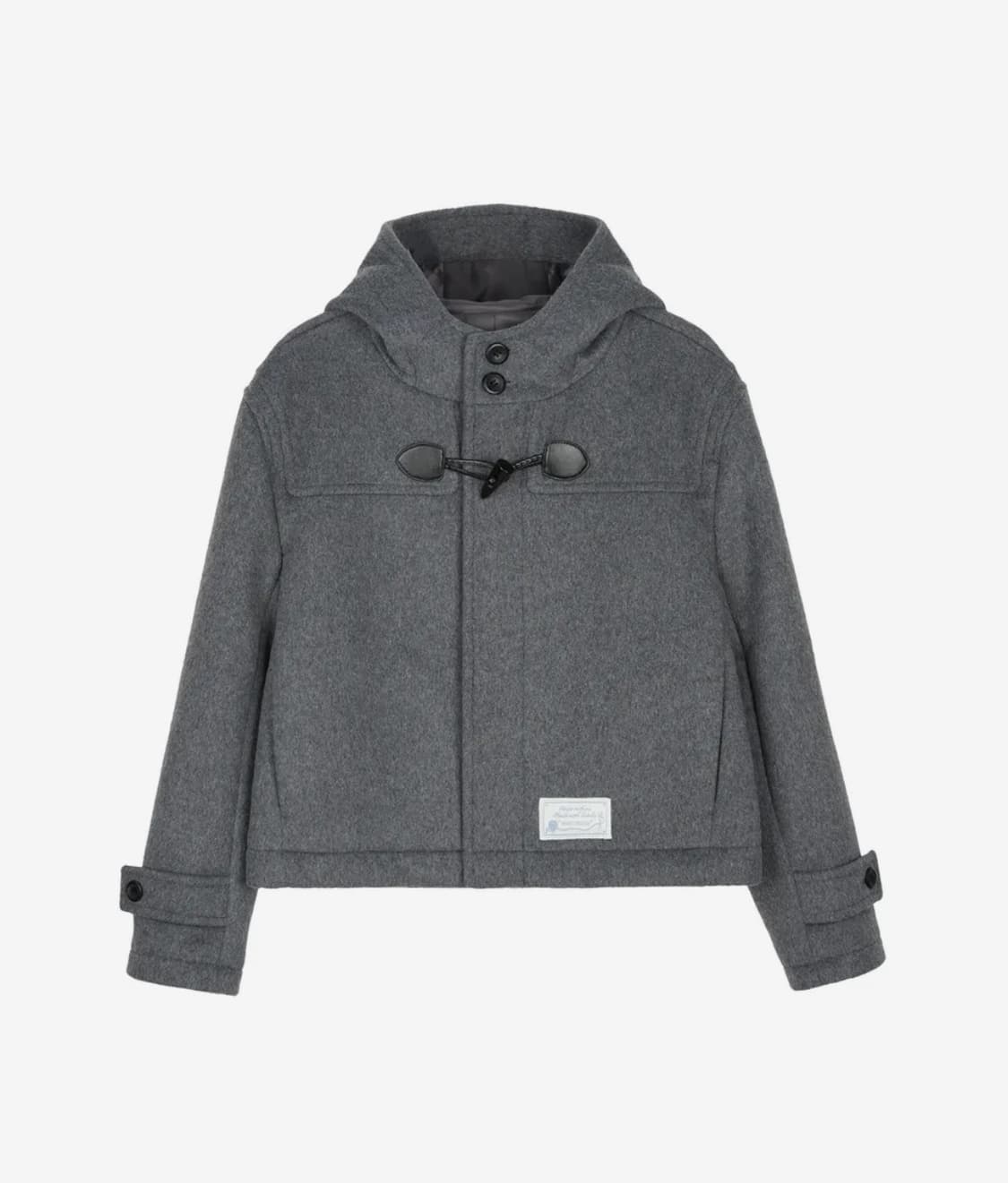 로씨로씨 크롭 울 더플 코트 상품이미지1