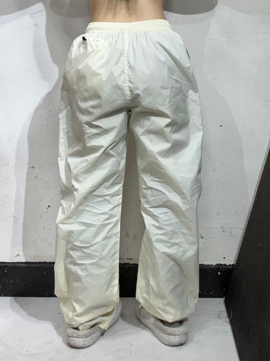 피코 옐로우 스트릿 그레이 사이드 라인 와이드 트랙 팬츠 추리닝 바지 M 상품이미지3