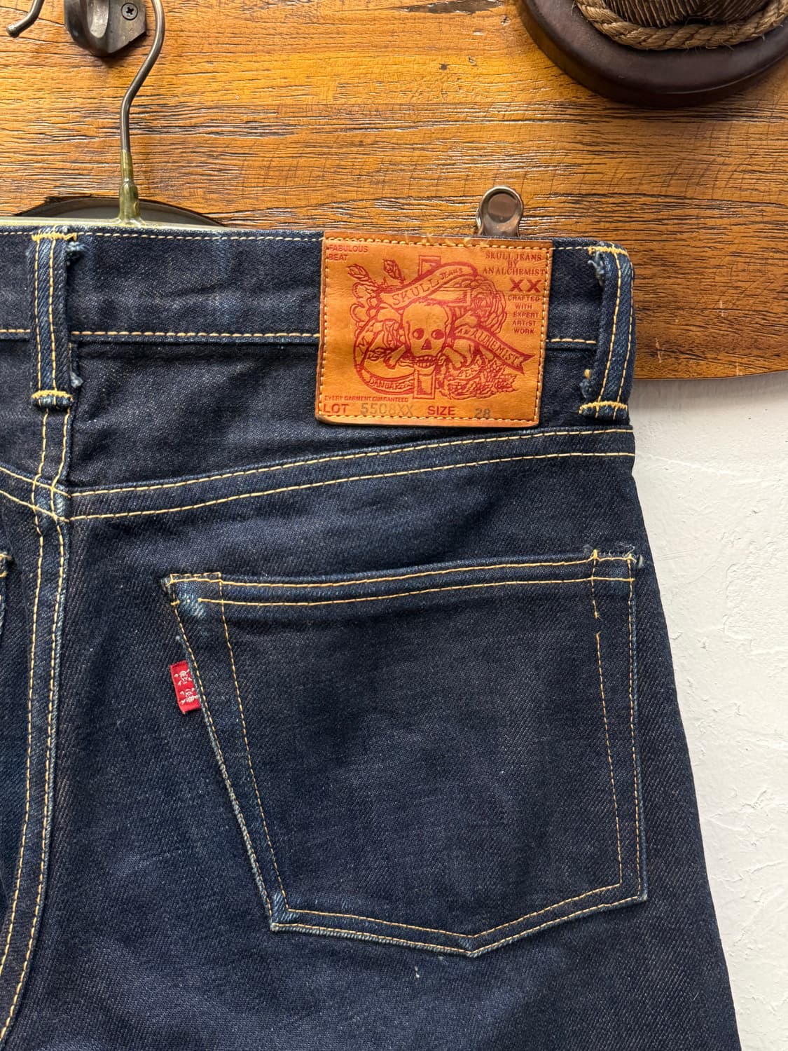 Skull Jeans 5508XX Semi Bootcut Denim Pa 상품이미지3