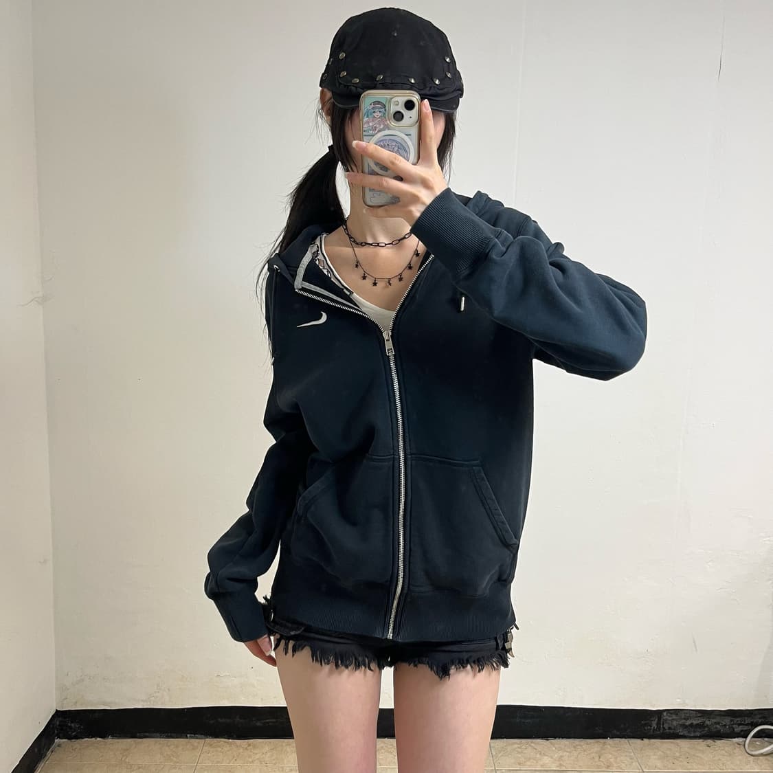 Nike black hoodie zip-up 상품이미지1