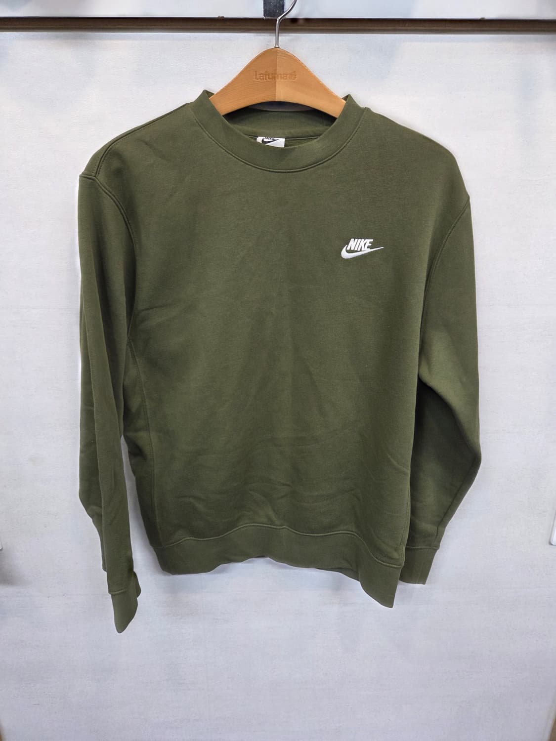 나이키 nsw 안감플리스 맨투맨 m 카키  상품이미지1