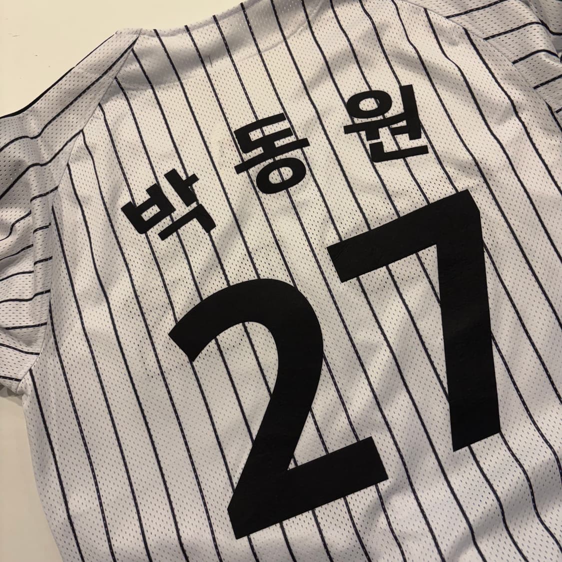 [100] 23s LG트윈스 박동원 사인 야구 유니폼 스트라이프 C673 상품이미지8