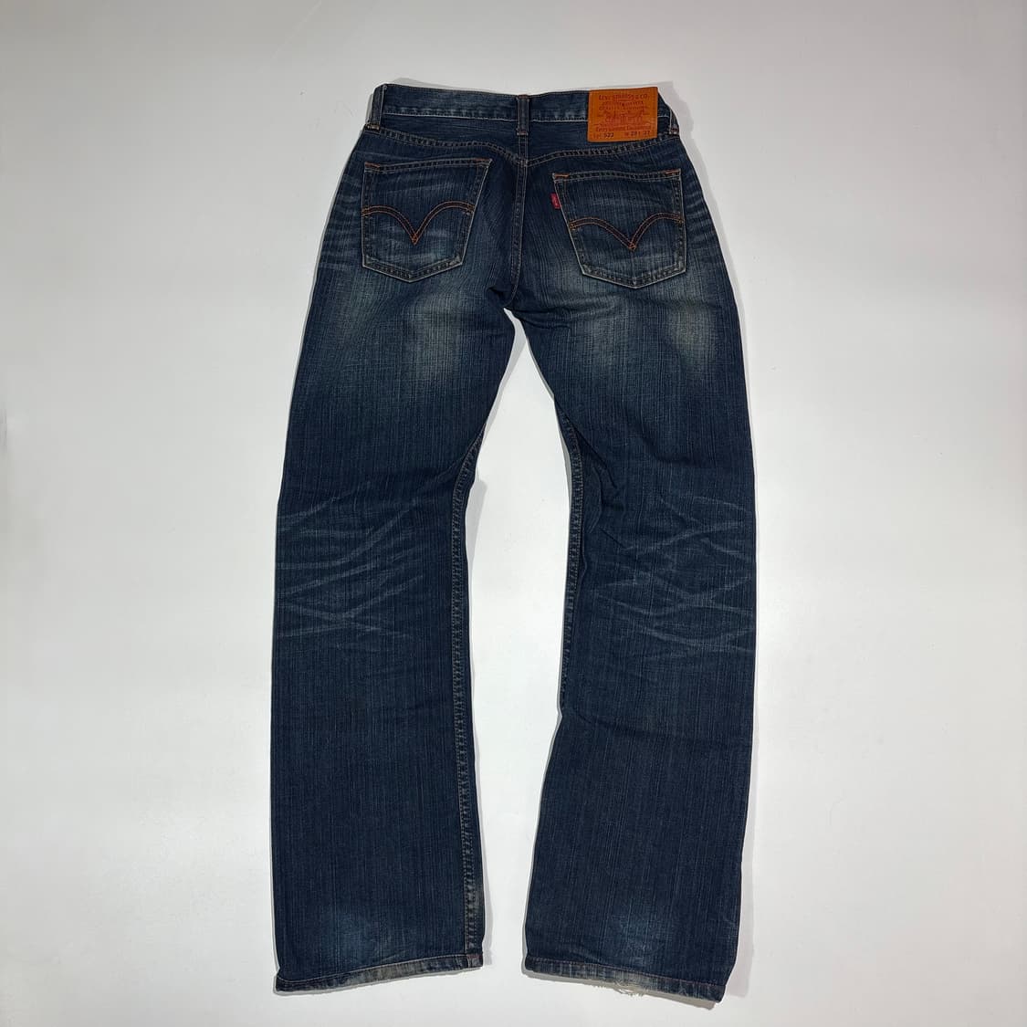 리바이스 523 진청 워싱 데님팬츠 상품이미지5