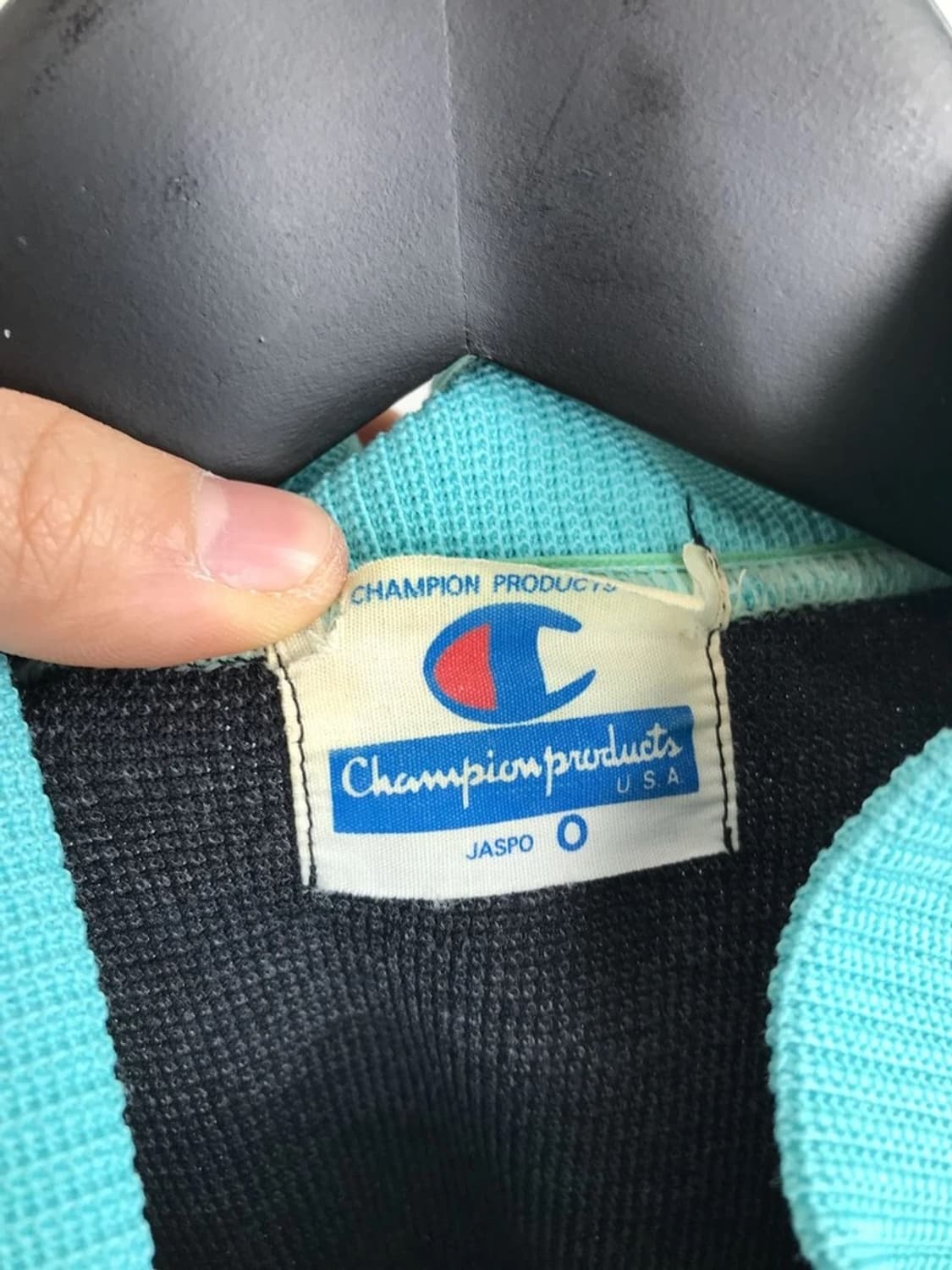 90's Champion Mint Trim Track Jacket 상품이미지5