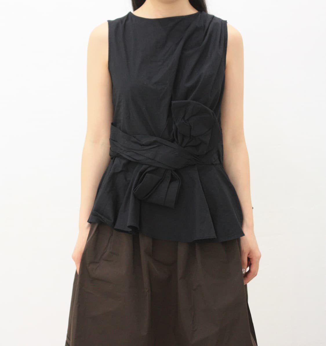 chika kisada ribbon sleeveless top 상품이미지3