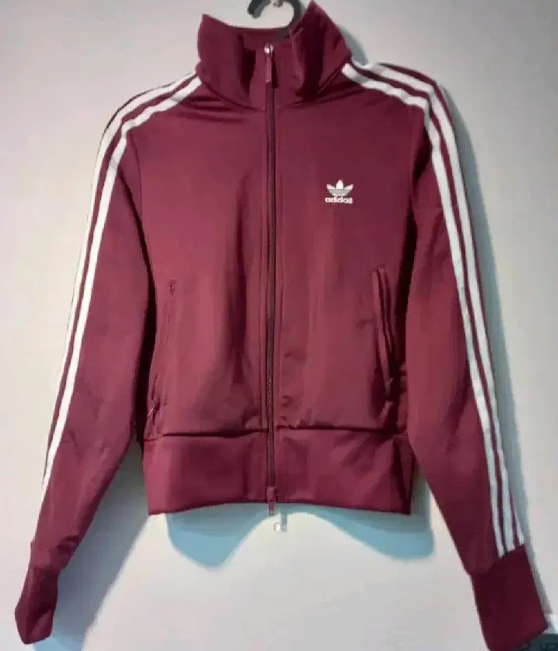 아디다스 파이어버드 버건디 트랙탑 저지 져지집업 80~85 상품이미지1