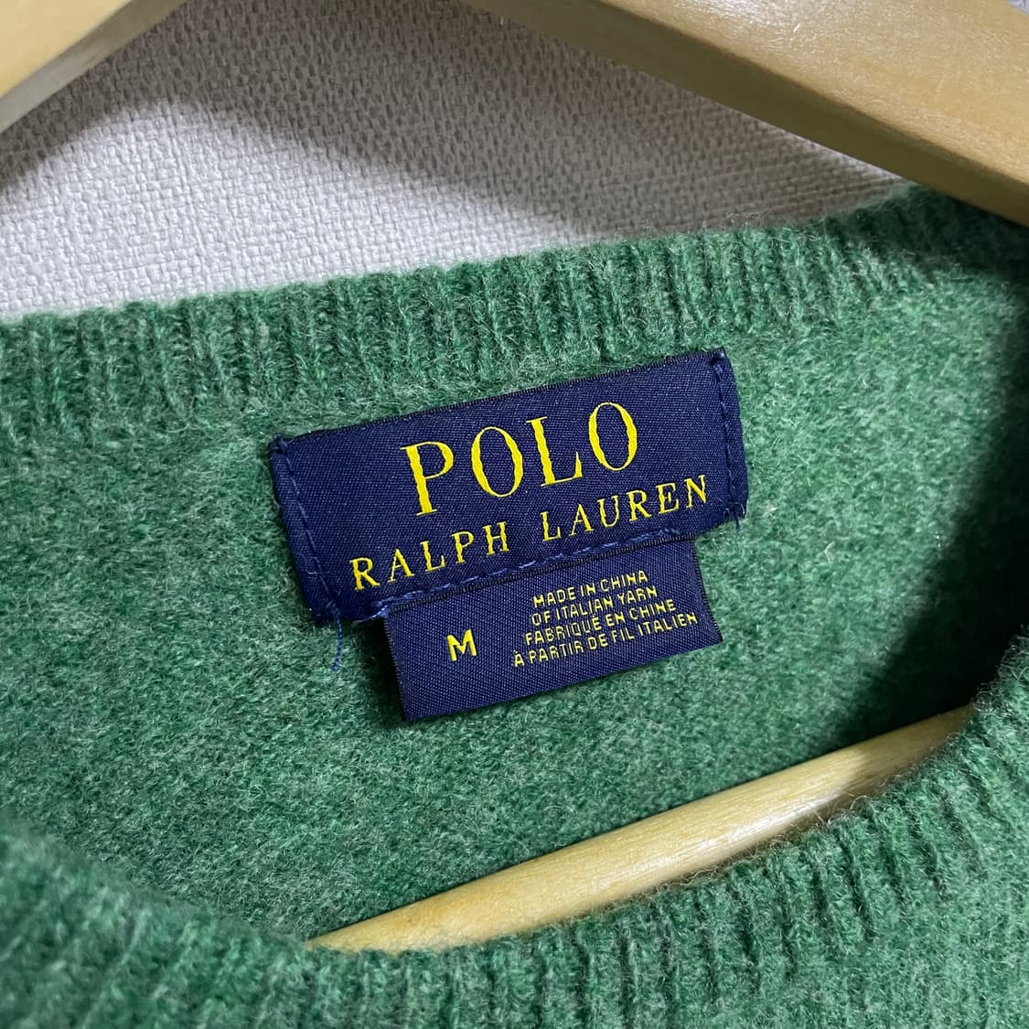 폴로 랄프로렌 라이트 그린 울니트 M (55정도) 상품이미지2