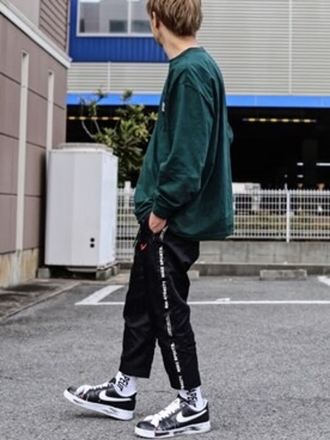 XL 나이키 스포츠웨어 우븐 팬츠 블랙 상품이미지10