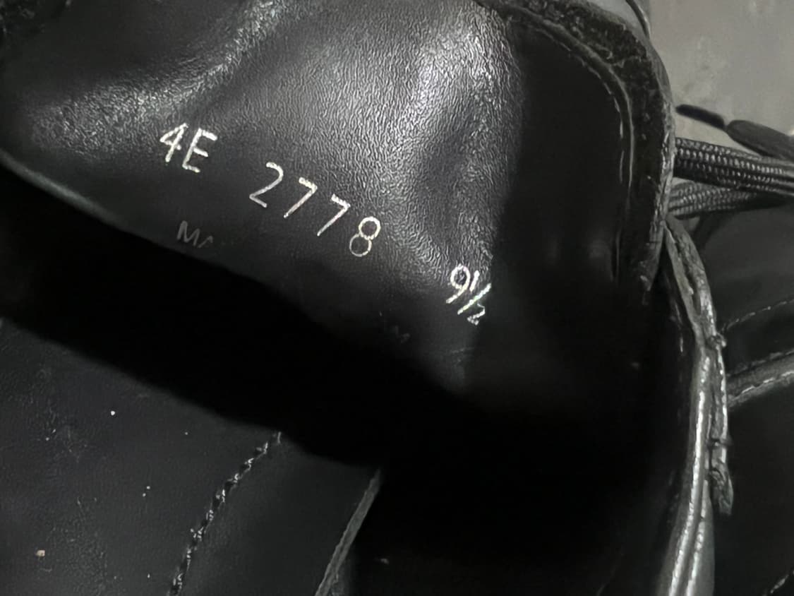 프라다 빈티지 가죽 스니커즈[9.5] 상품이미지5