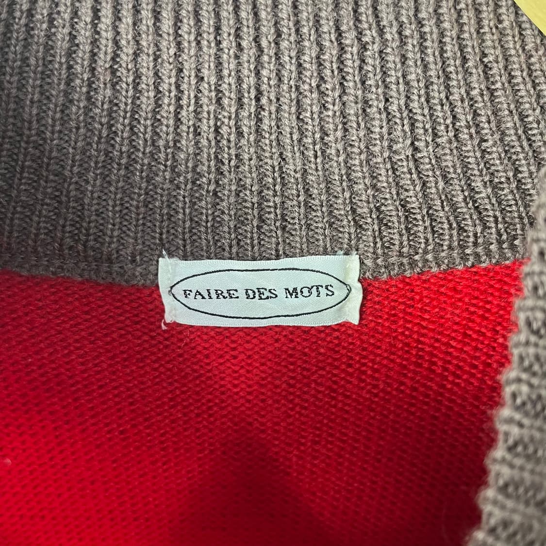 [JPN] 빈티지 크리스마스 스키 울 니트 상품이미지5