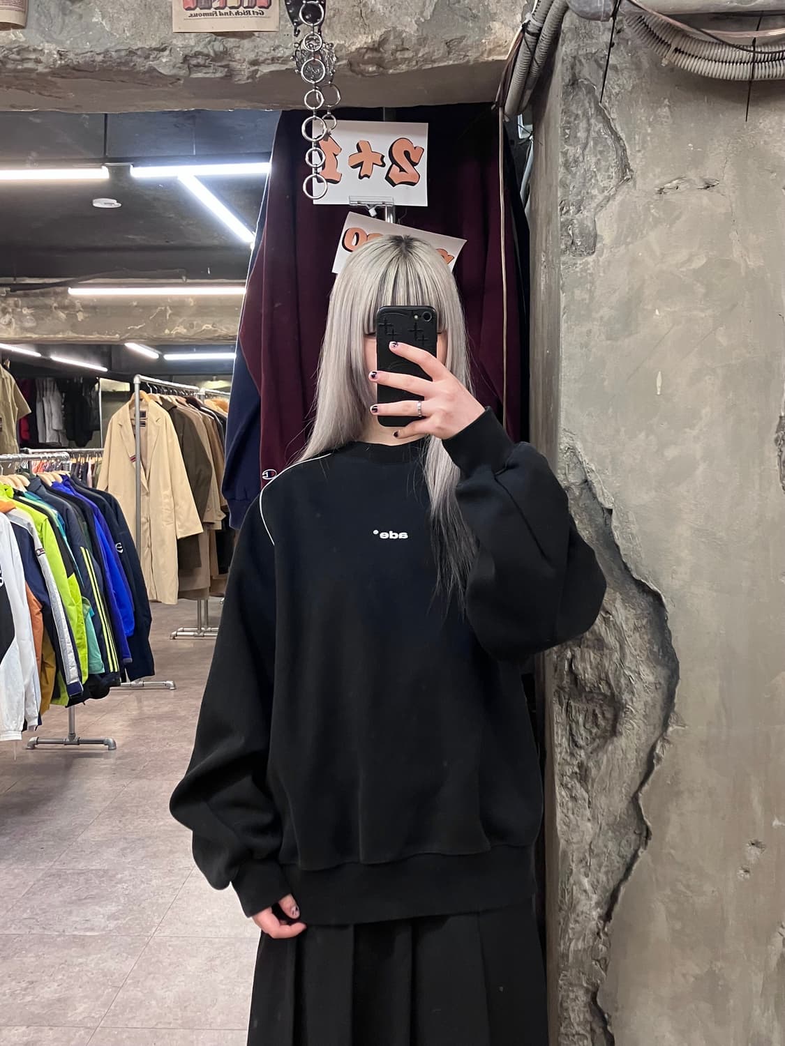 아더에러 맨투맨 블랙 A1  #csz3533 상품이미지2