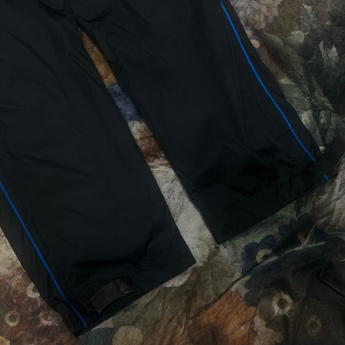나이키 빈티지 스톰핏 블루 사이드라인 블랙트랙팬츠 XL 상품이미지3
