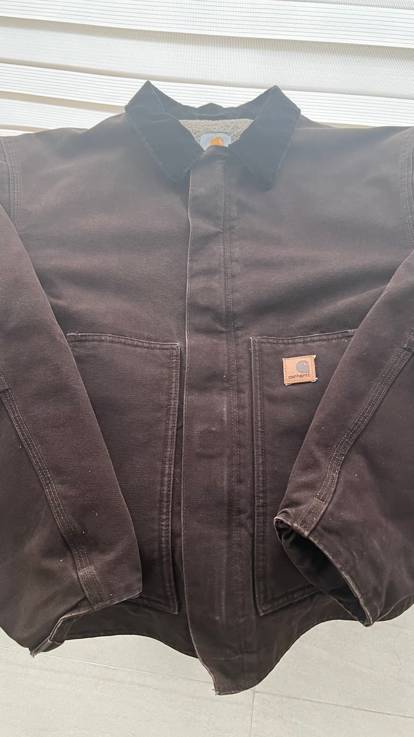 칼하트 j164 다크브라운 워크자켓 xl 상품이미지3