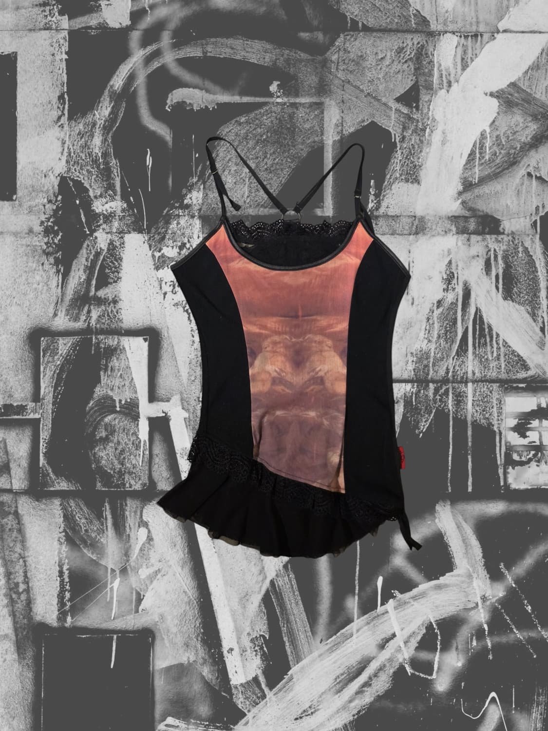 오즈온 앤티크 레이어드 슬리브리스 탑 상품이미지1