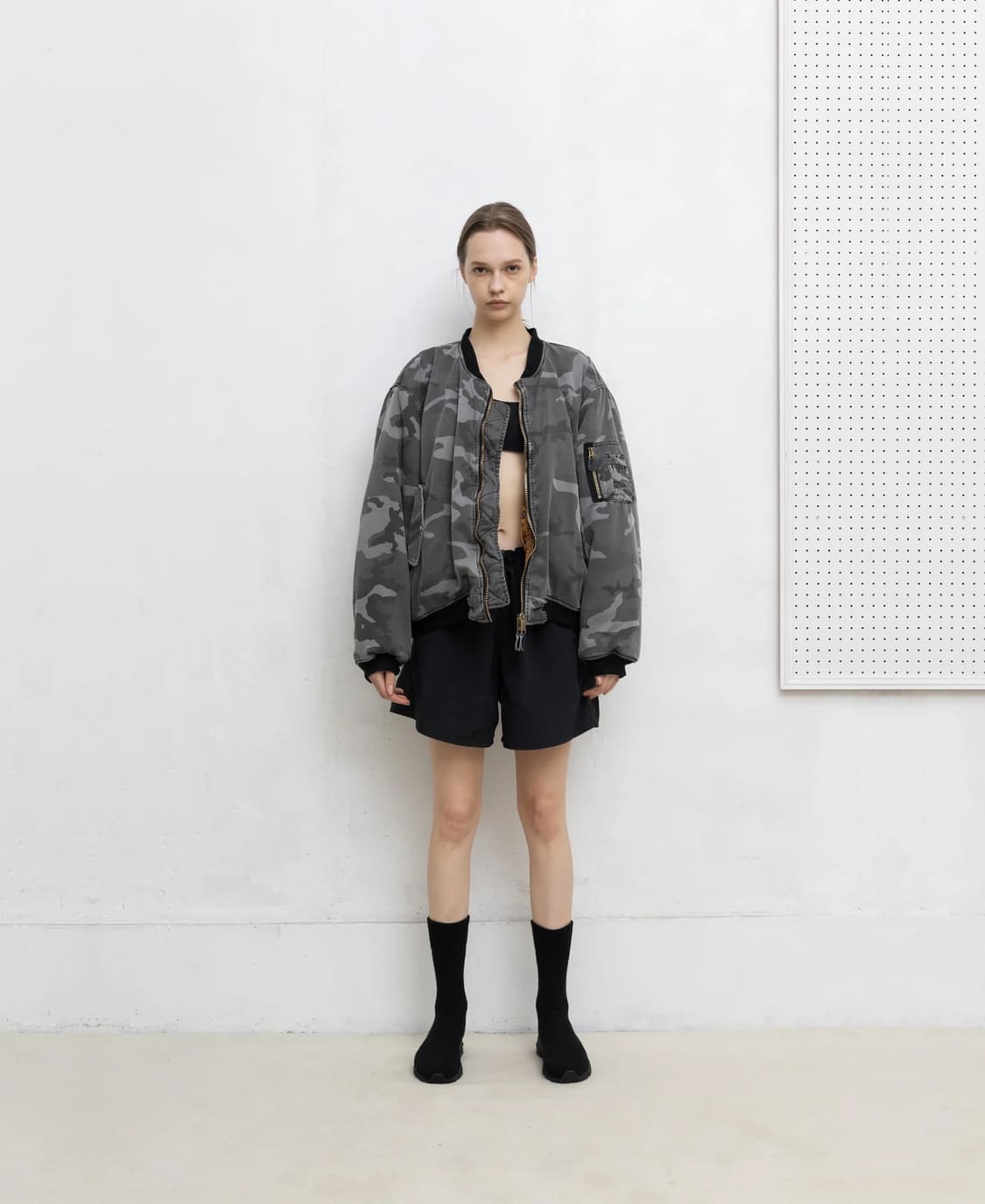 포스텍스 가먼츠 어반카모 앤티크 워시 ma-1 자켓 상품이미지2