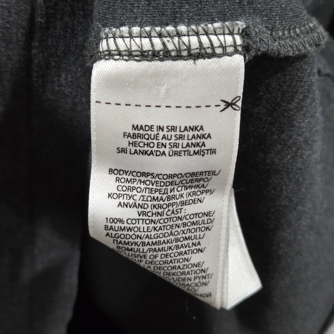 폴로랄프로렌 코튼 카라 멜란지 다크그레이 반팔티 XL 상품이미지4