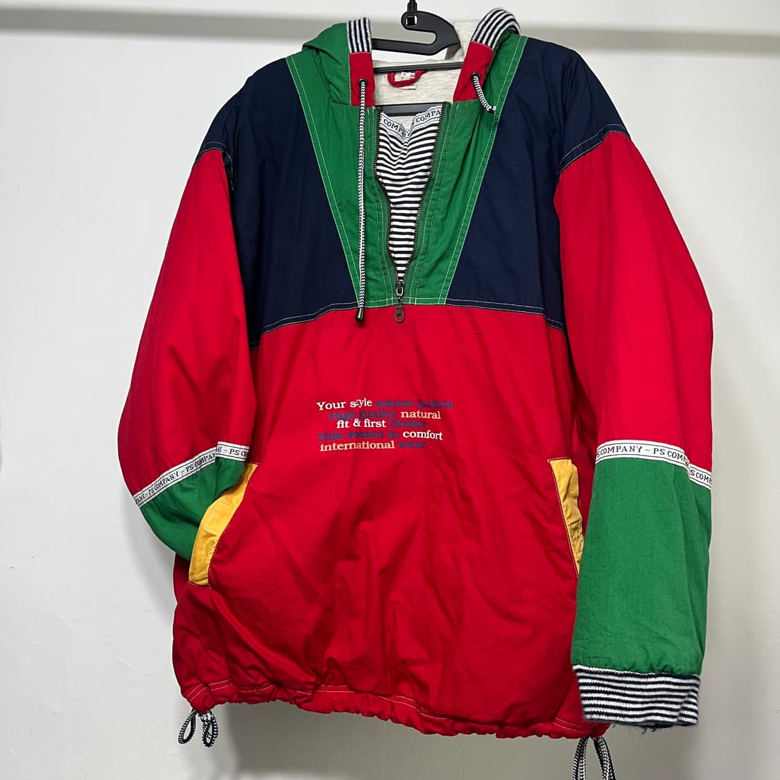 90s 바람막이 후드 아노락  상품이미지5