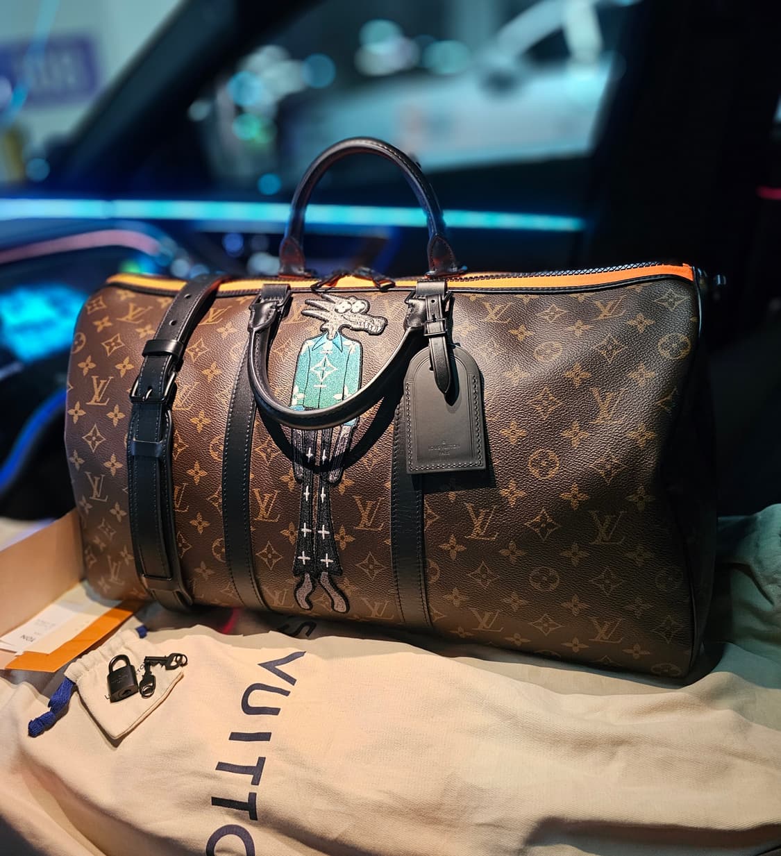 루이비통 버질아블로 한정판 자수 캐릭터 키폴50 (새상품) 상품이미지2